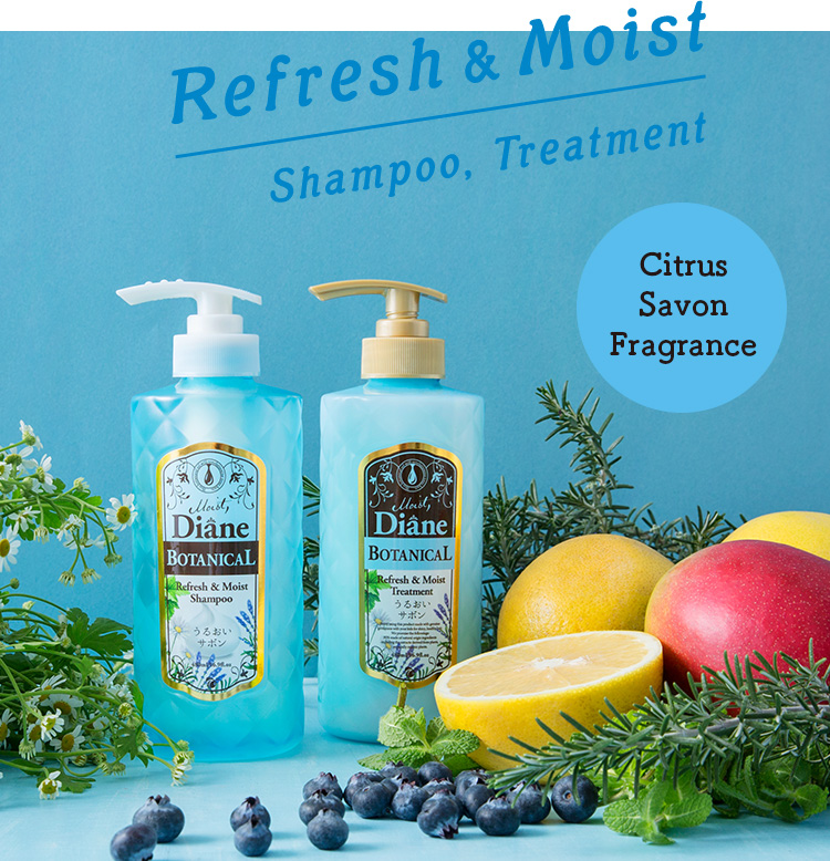 Refresh & Moist Shampoo, Treatment シトラスサボンの香り