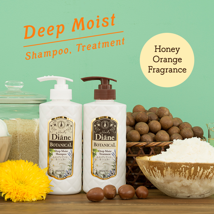 Deep Moist, Shampoo Treatment Honey Orange Fragrance