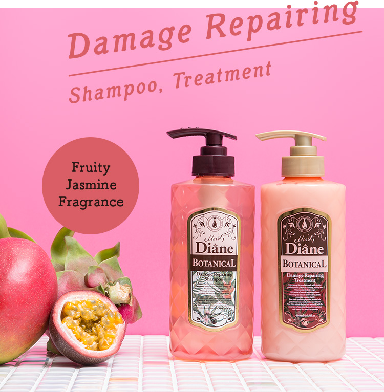 Damage Repairing Shampoo, Treatment Fruity Jasmine Fragrance