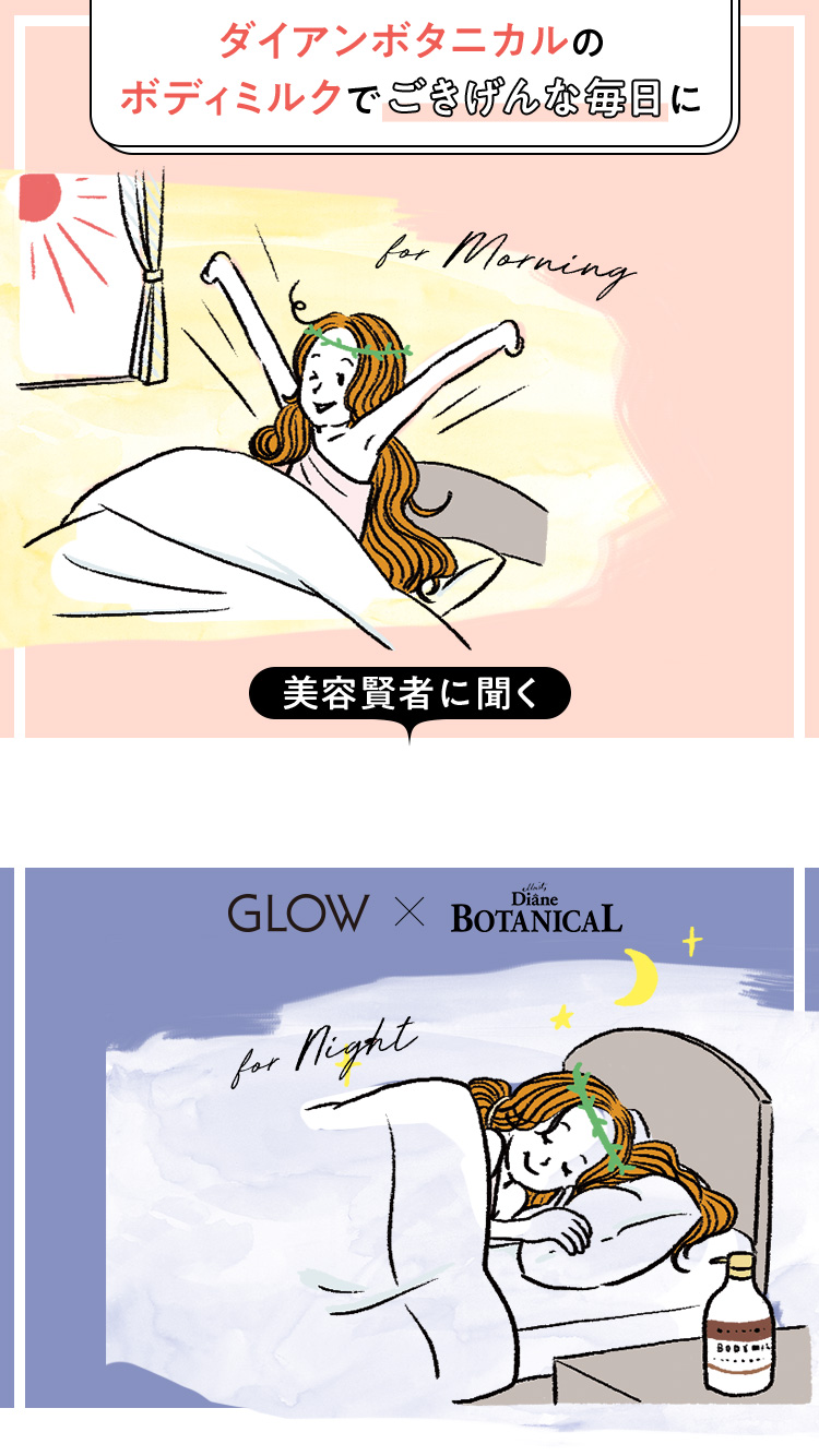 ダイアンボタニカルのボディミルクでごきげんな毎日に