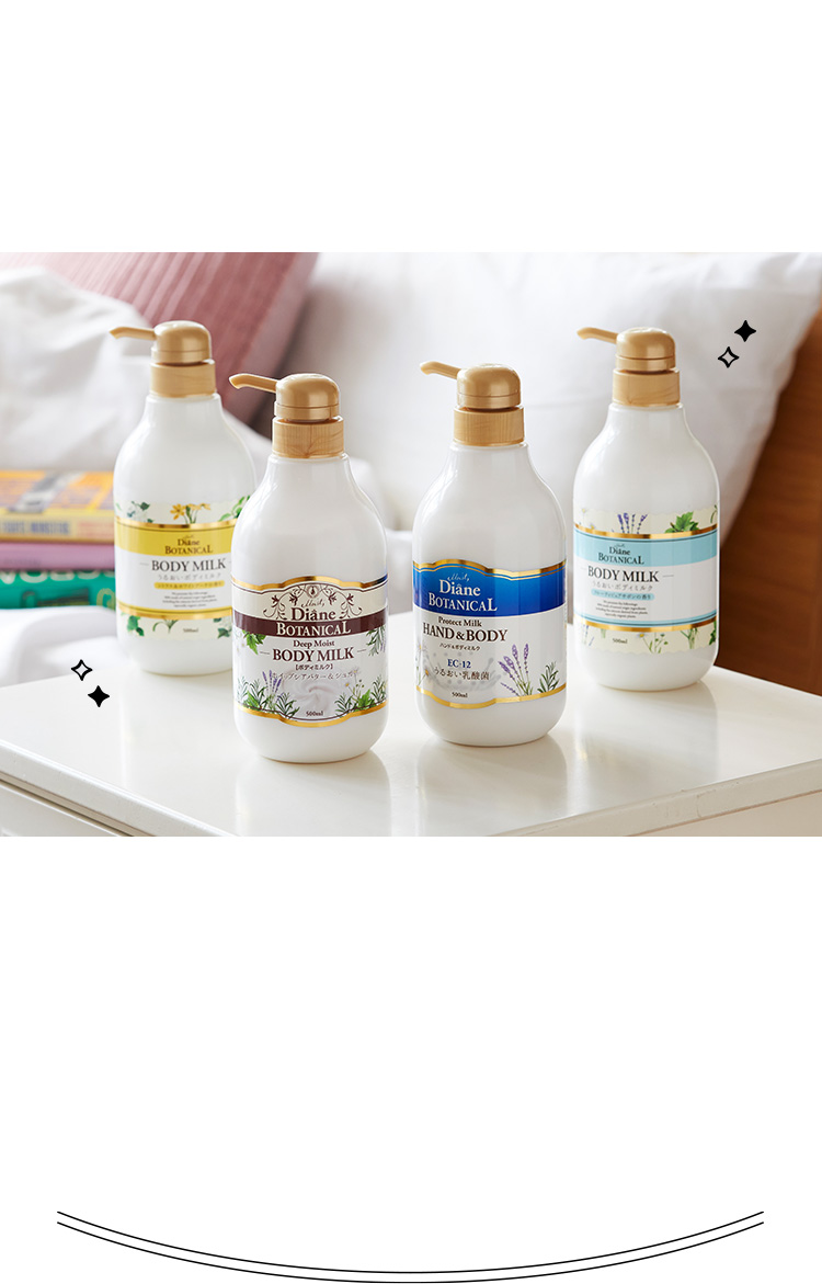 GLOW×ダイアンボタニカル ボディミルク