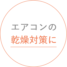 エアコンの乾燥対策に