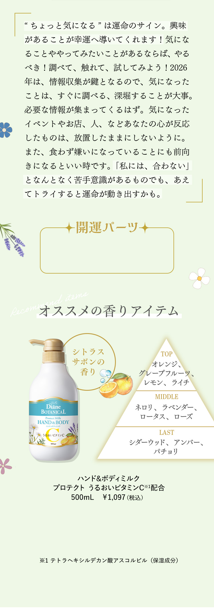 オススメの香りアイテム