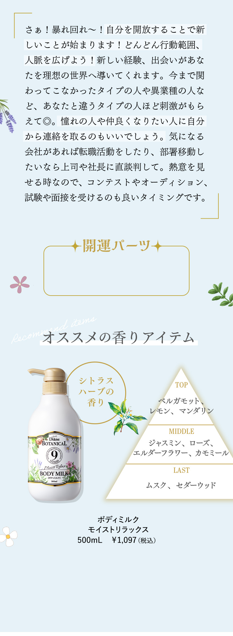 オススメの香りアイテム