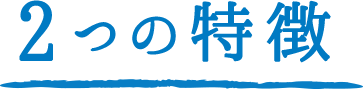 2つの特徴